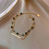 Pulseira Dupla Dourada | BELLORIE