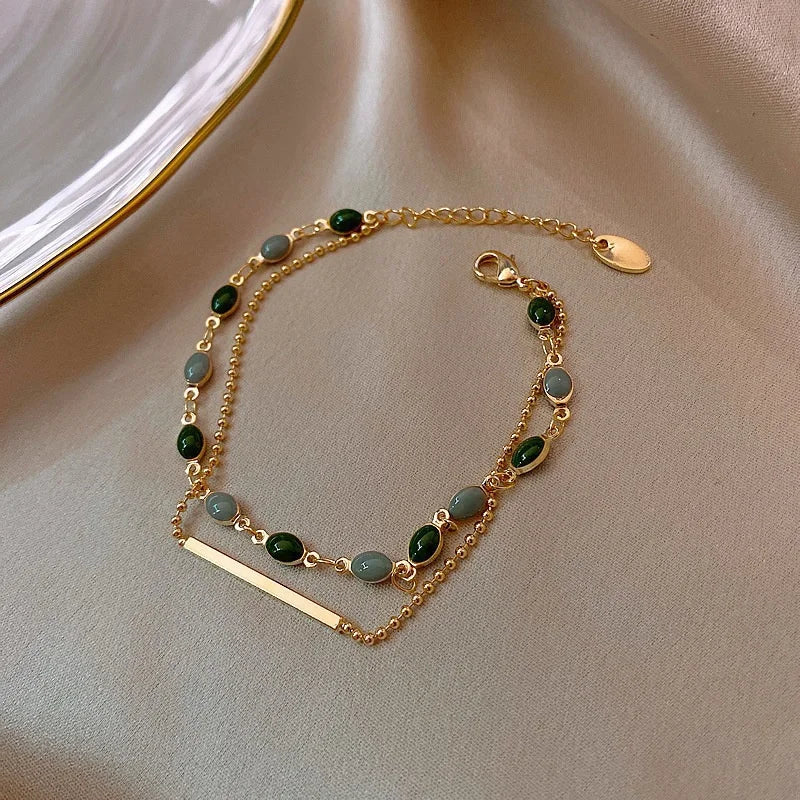 Pulseira Dupla Dourada | BELLORIE
