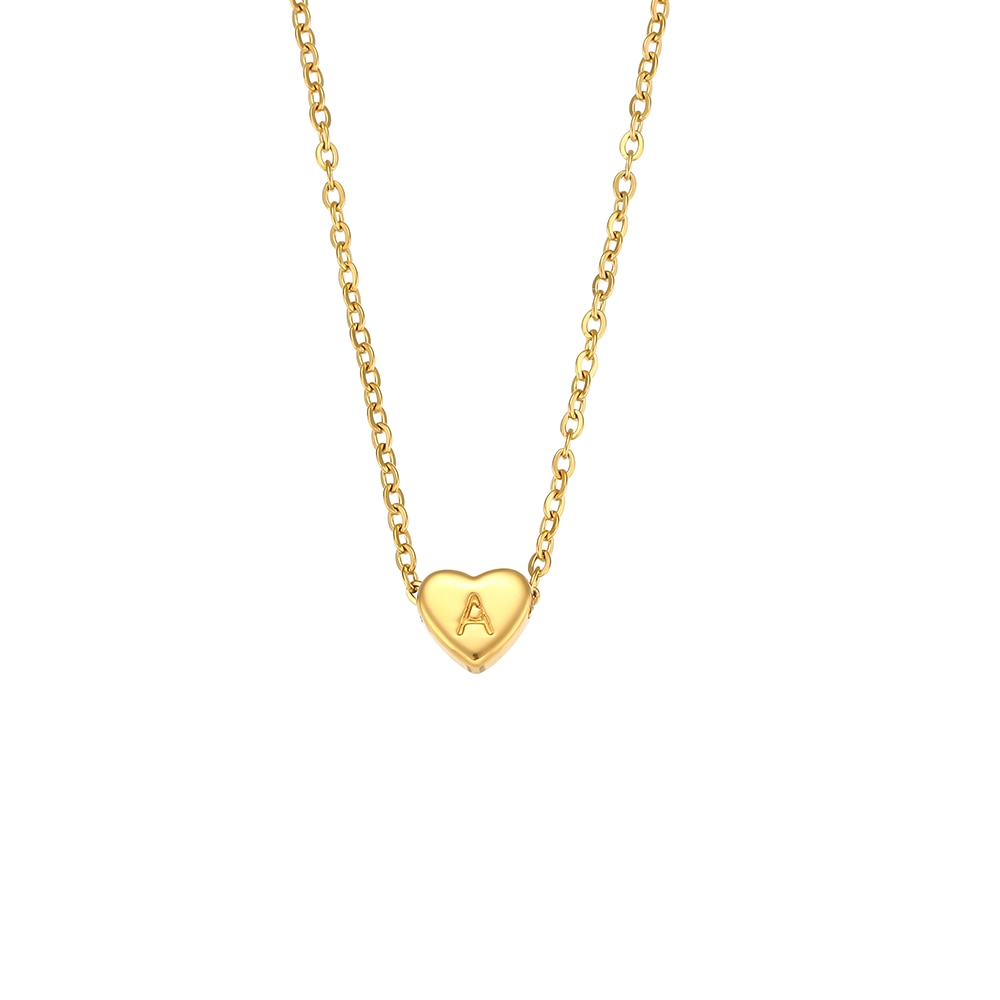 Colar com Pingente Letra Inicial Banhado a Ouro 18k | BELLORIE