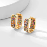 Brinco Argola Cravejado com Zircônia | BELLORIE