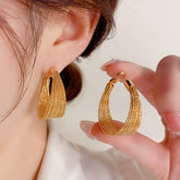 Brinco Argola Fios Dourado | BELLORIE
