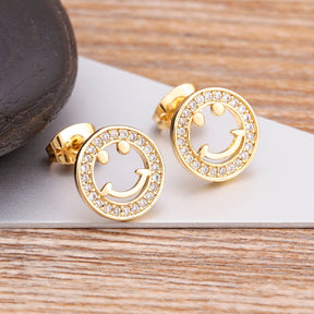 Brinco Smile Banhado a Ouro 18K | BELLORIE