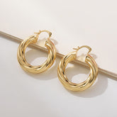 Brinco Argola Dourada Charm | BELLORIE