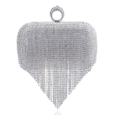 Bolsa Feminina com Strass e Franjas Luxe | BELLORIE