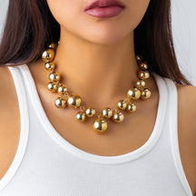 Colar Vintage Bolas de Luxo | BELLORIE