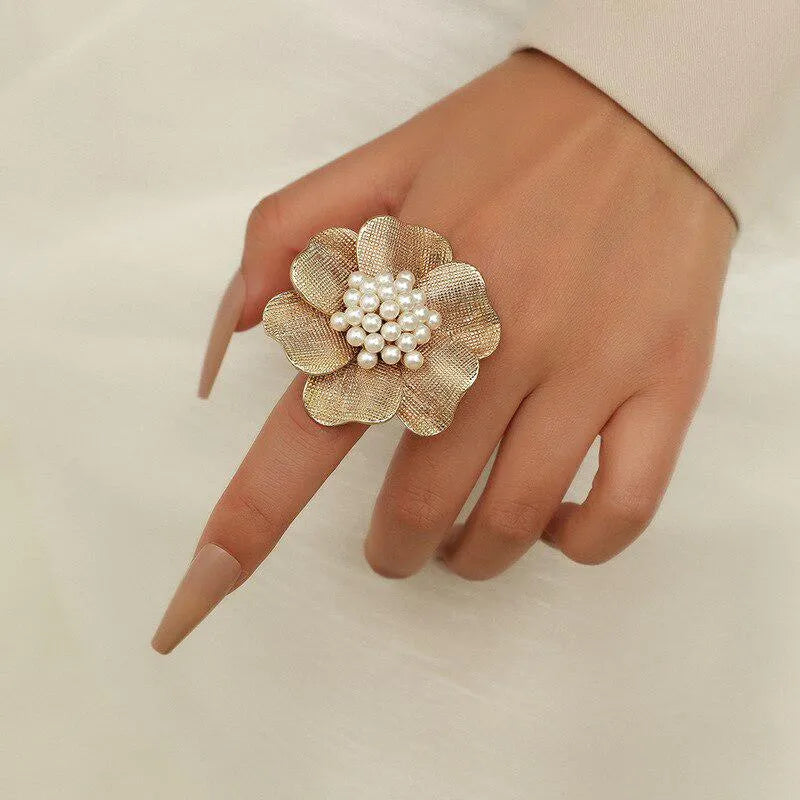Anel Flor Luxury Ajustável | BELLORIE