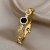 Pulseira Dourada com Numerais Romanos | BELLORIE