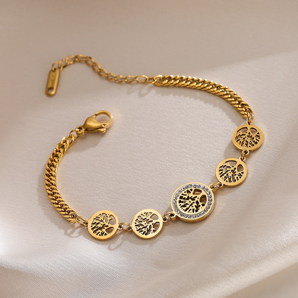 Pulseira Pingente Arvore da Vida | BELLORIE