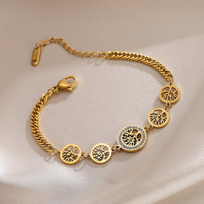 Pulseira Pingente Arvore da Vida | BELLORIE