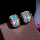Brinco Colorido com Cristais de Zircônia | BELLORIE
