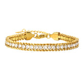 Pulseira Cravejada com Cristais de Zircônia | BELLORIE