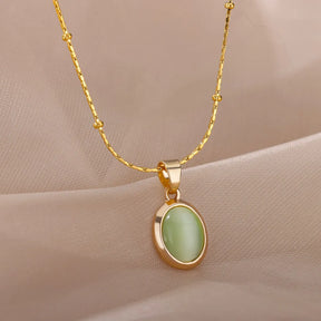 Colar Pingente Pedra Opala | BELLORIE
