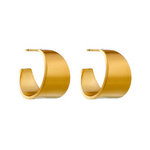 Brinco Meia Argola Dourado | BELLORIE