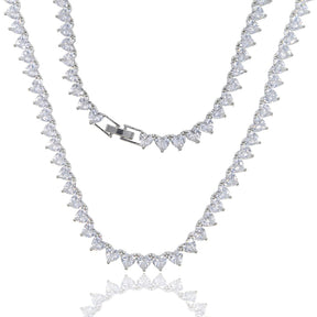 Colar Riviera Coração com Cristais de Zirconia | BELLORIE