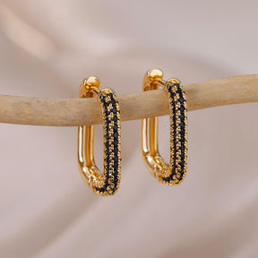 Brinco de Argola Quadrada | BELLORIE