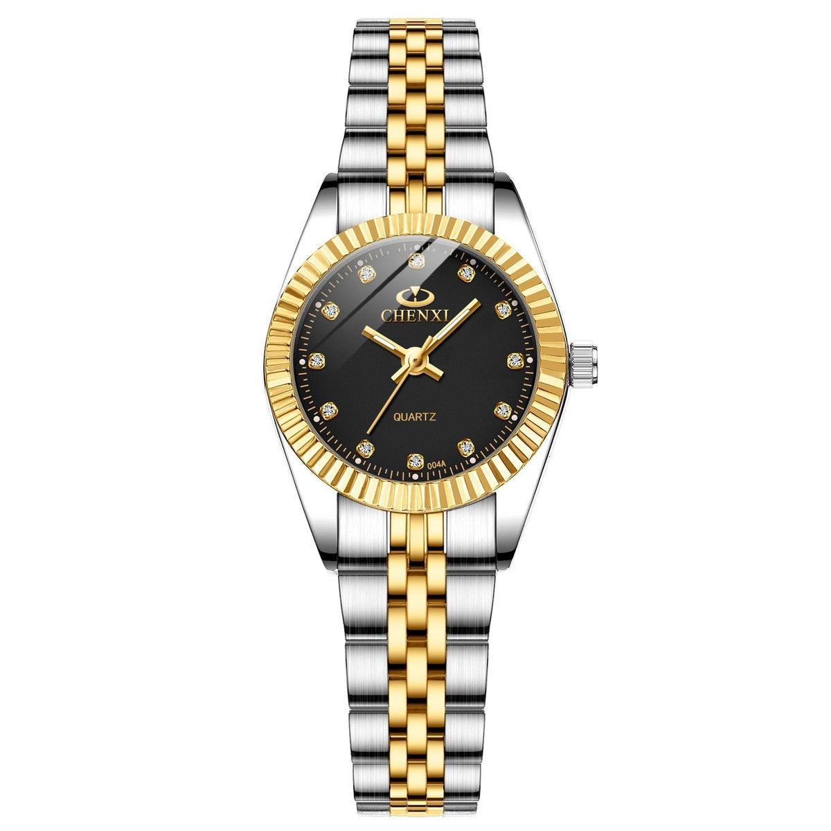 Relógio Feminino Banhado a Ouro 18k Original CHENXI | BELLORIE
