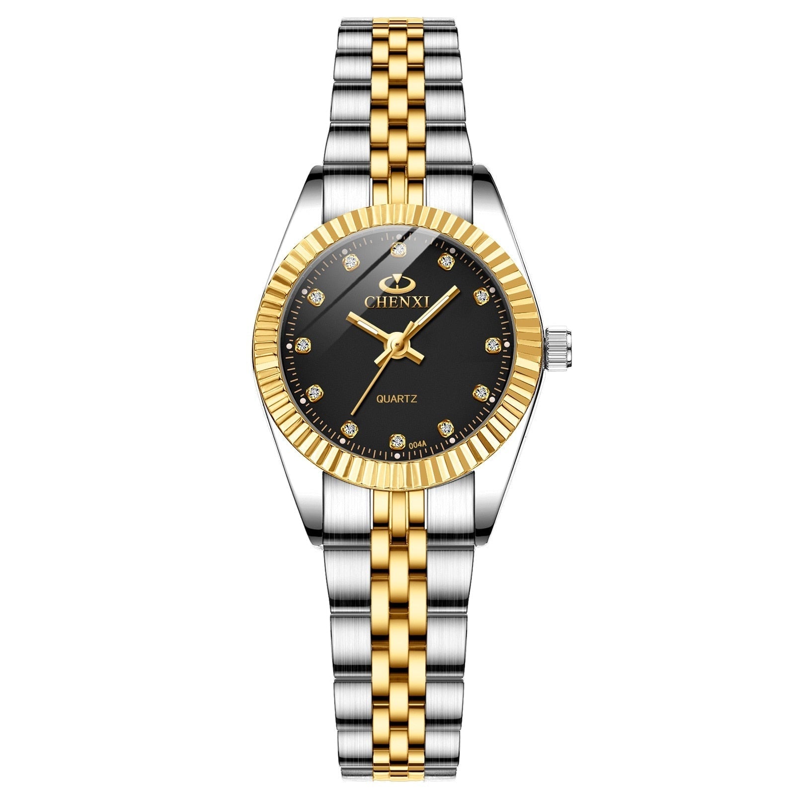 Relógio Feminino Banhado a Ouro 18k Original CHENXI | BELLORIE