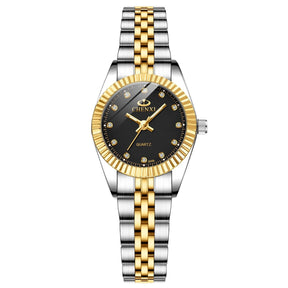 Relógio Feminino Banhado a Ouro 18k Original CHENXI | BELLORIE