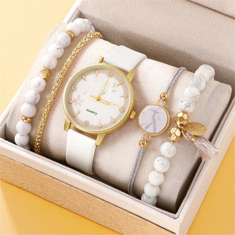 Conjunto Relógio Feminino com Pulseiras | BELLORIE