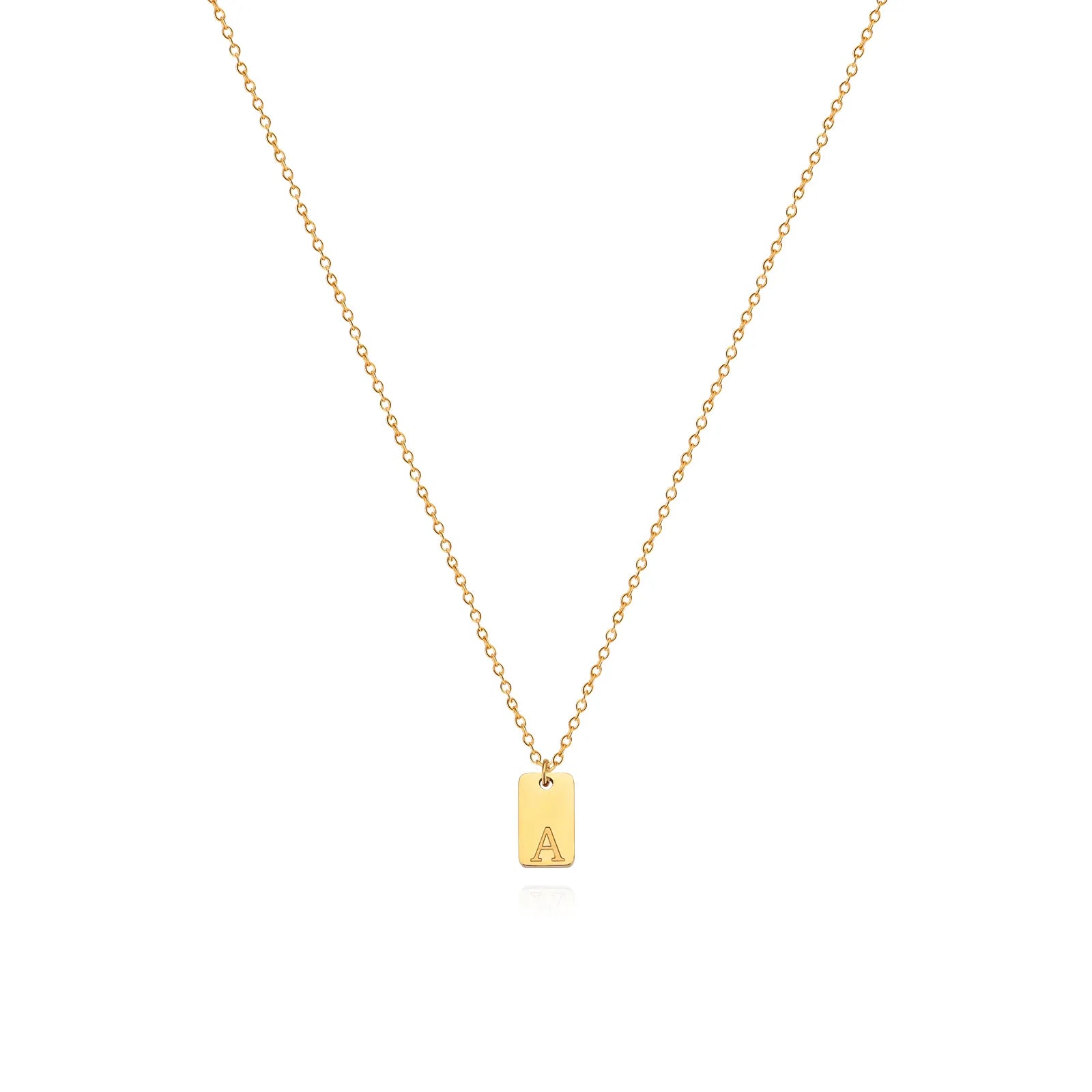 Colar com Pingente Inicial Dourado | BELLORIE
