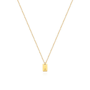 Colar com Pingente Inicial Dourado | BELLORIE