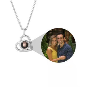 Colar com Pingente Coração Foto Personalizável | BELLORIE