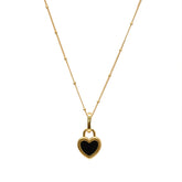Colar com Pingente Coração Dupla Face | BELLORIE