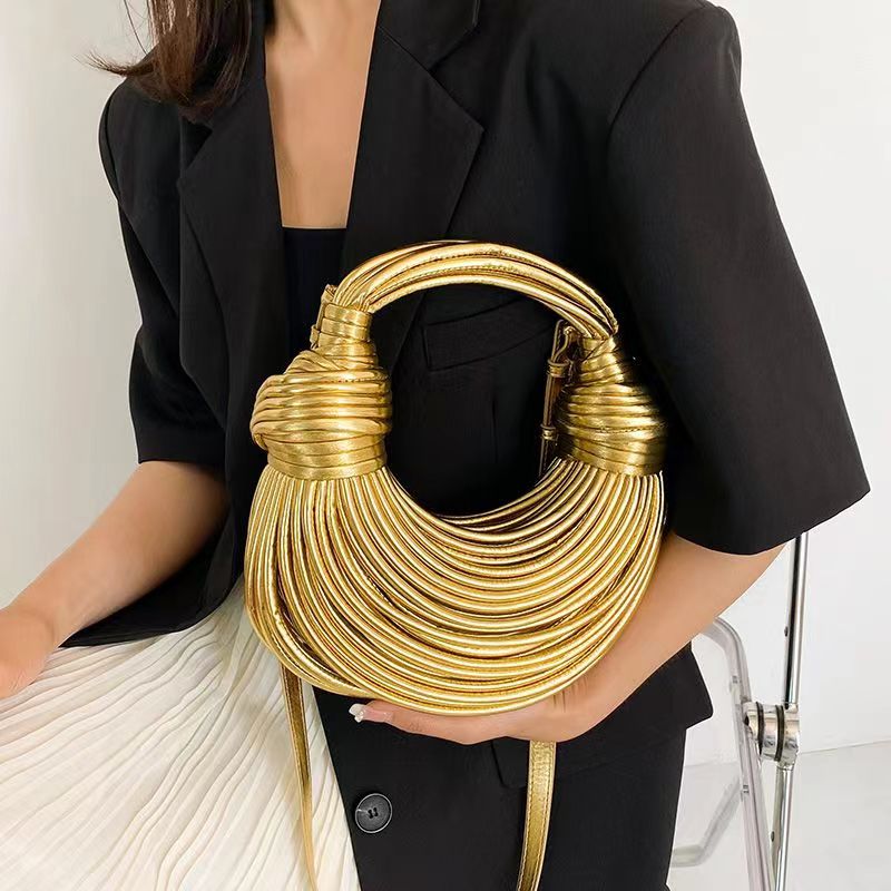 Bolsa Corda de Luxo Dourada | BELLORIE