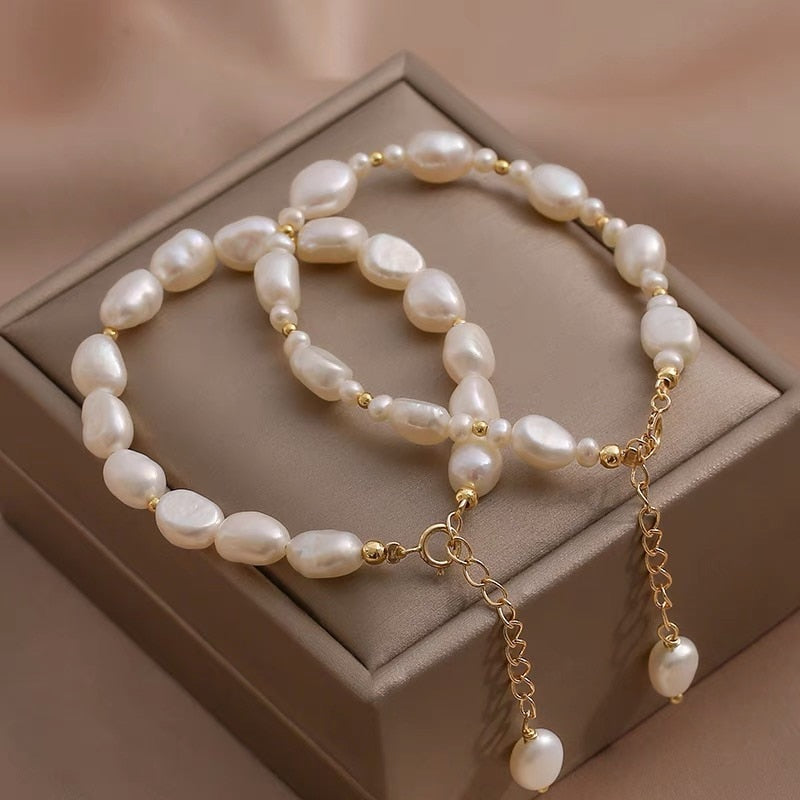 Pulseiras Unique com Pérolas Naturais | BELLORIE