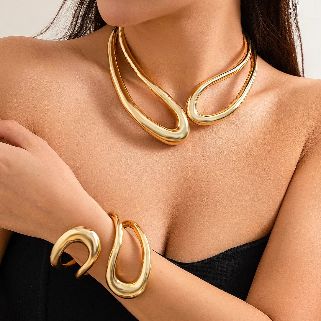 Conjunto Colar e Bracelete Modern | BELLORIE