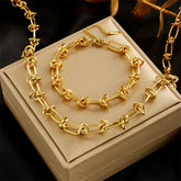 Conjunto Colar e Pulseira Nó | BELLORIE