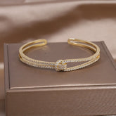 Bracelete Cravejado Nó Central | BELLORIE