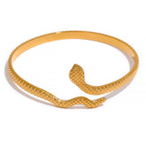 Pulseira Dourada Cobra | BELLORIE