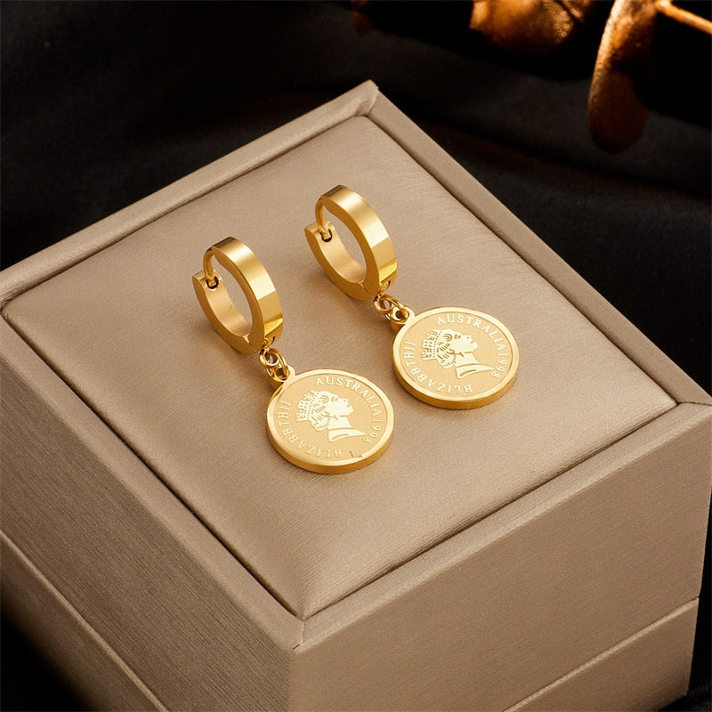 Brinco Com Pingente Australia Banhado a ouro 18k | BELLORIE