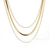 Colar Triplo Banhado a Ouro 18K | BELLORIE