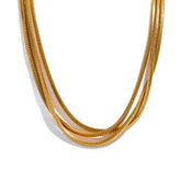 Colar Trio Banhado a Ouro 18k | BELLORIE