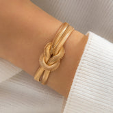 Pulseira Dourada Nó | BELLORIE