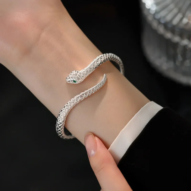 Pulseira Serpente em Prata | BELLORIE