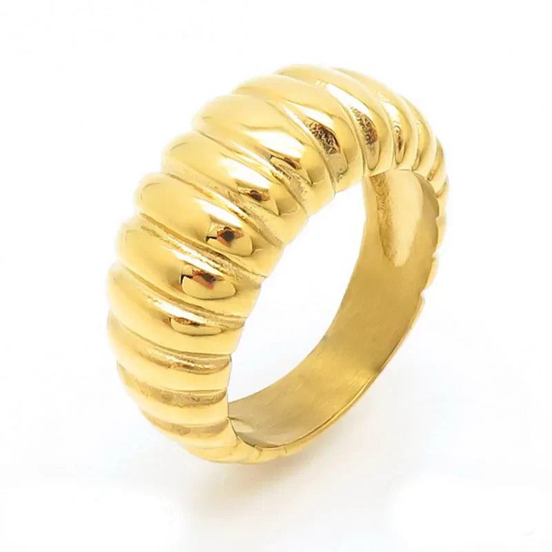 Anel Concha Banhado a Ouro 18k | BELLORIE