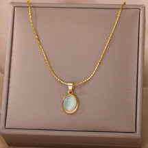 Colar Pingente Pedra Opala | BELLORIE