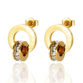 Brinco Imperial Romano com Cristais de Zircônia | BELLORIE