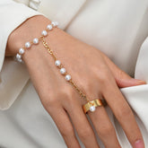 Pulseira com Anel Pérola | BELLORIE