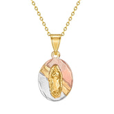 Colar Pingente Vigem Maria Tricolor | BELLORIE