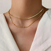 Colar Duplo Dourado | BELLORIE