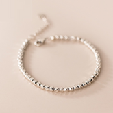 Pulseira Geométrica Ajustável de Prata | BELLORIE