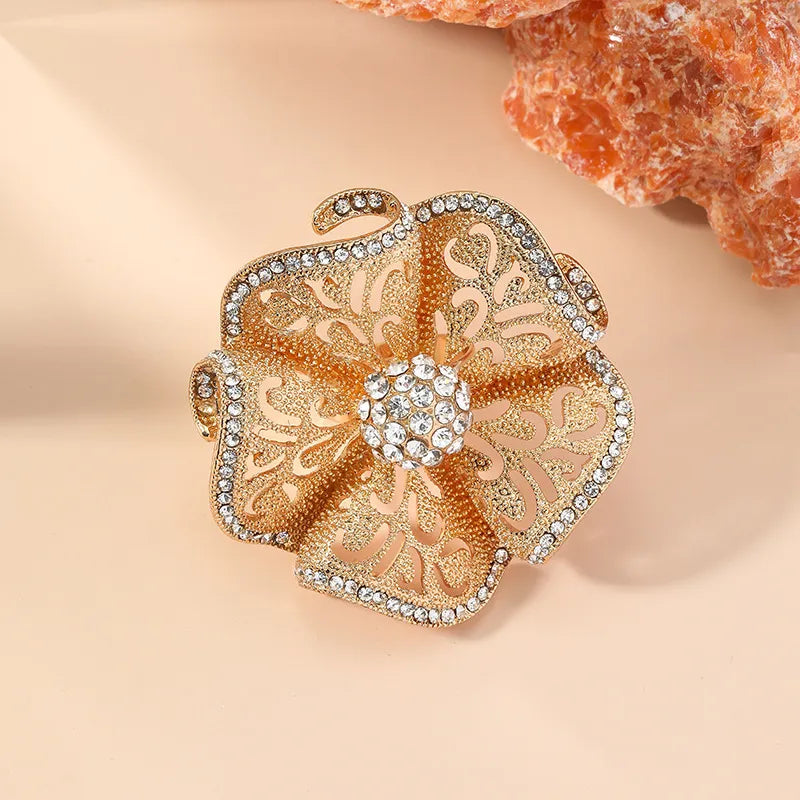 Anel Flor com Zircônia Ajustável | BELLORIE