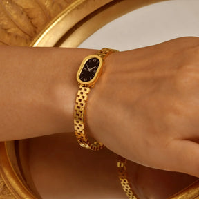 Relógio Fake Feminino Dourado Luxe | BELLORIE