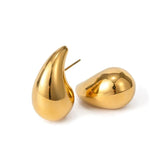 Brinco Gota Dourada Banhado a Ouro 18K | BELLORIE