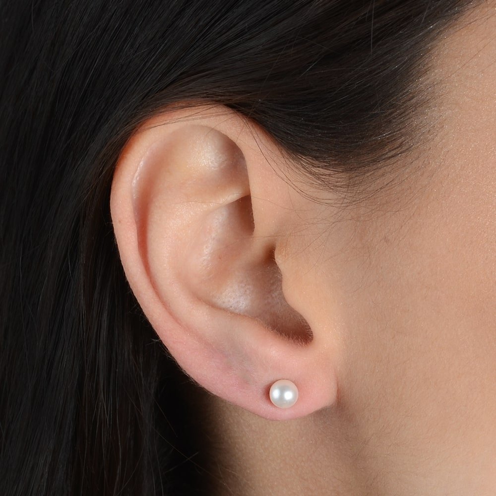 Brinco Clássico de Pérola Ouro 24K – Bellorie