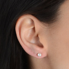 Brinco Clássico de Pérola Ouro 24K – Bellorie